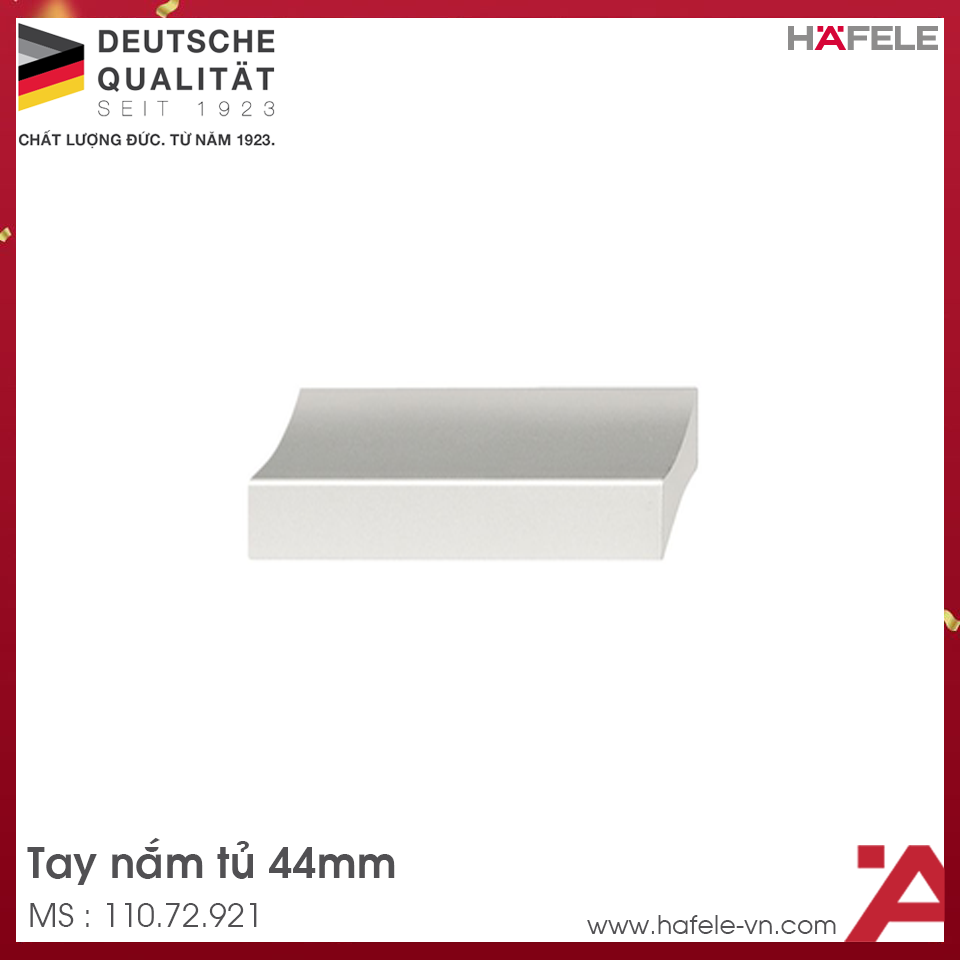 Tay Nắm Tủ 44mm Hafele 110.72.921