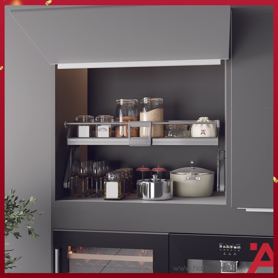 Kệ Nâng Hạ Imove 600mm Hafele 504.68.372