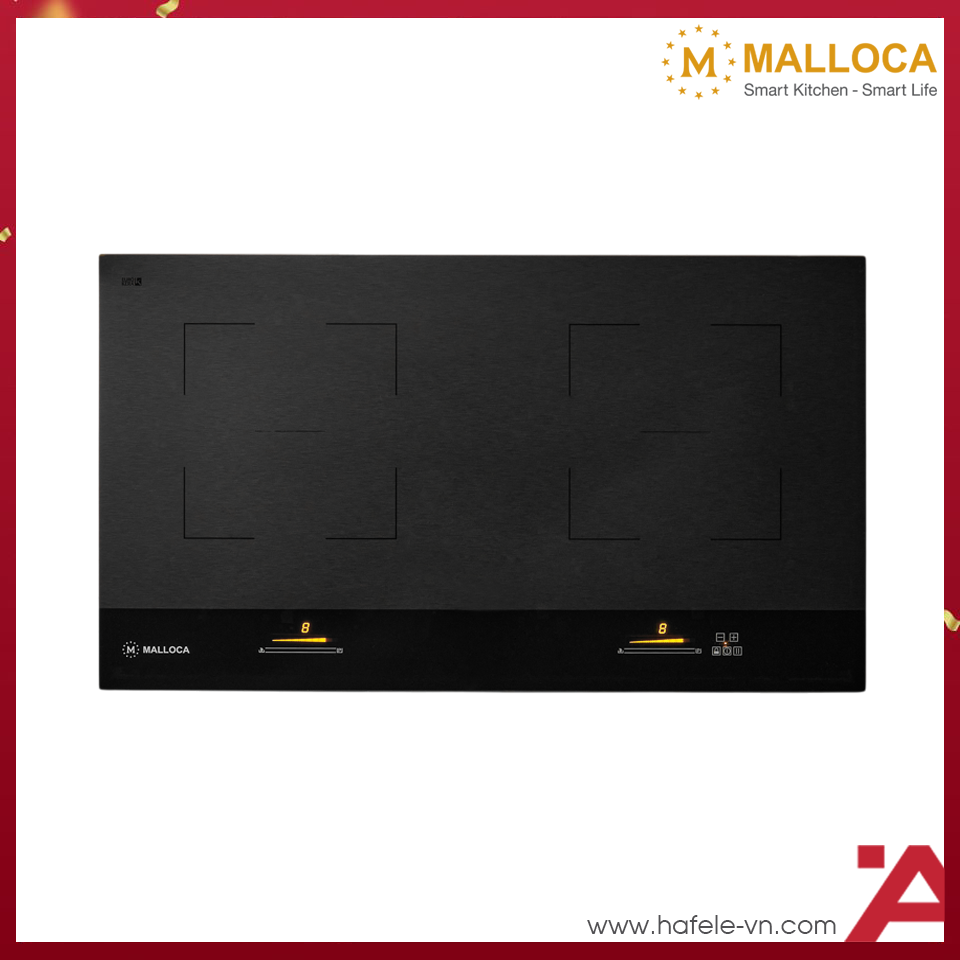 Bếp Từ Âm 2 Vùng Nấu Malloca Skylux MH-802