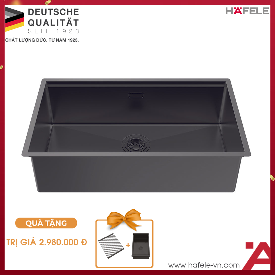 Chậu Rửa Chén Bát Inox WF R10 HS25-SSN1S-7644 Hafele 567.24.487