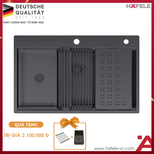 Chậu Rửa Chén Bát Inox WS R10 HS25-SSN1S-7650 Hafele 567.24.484