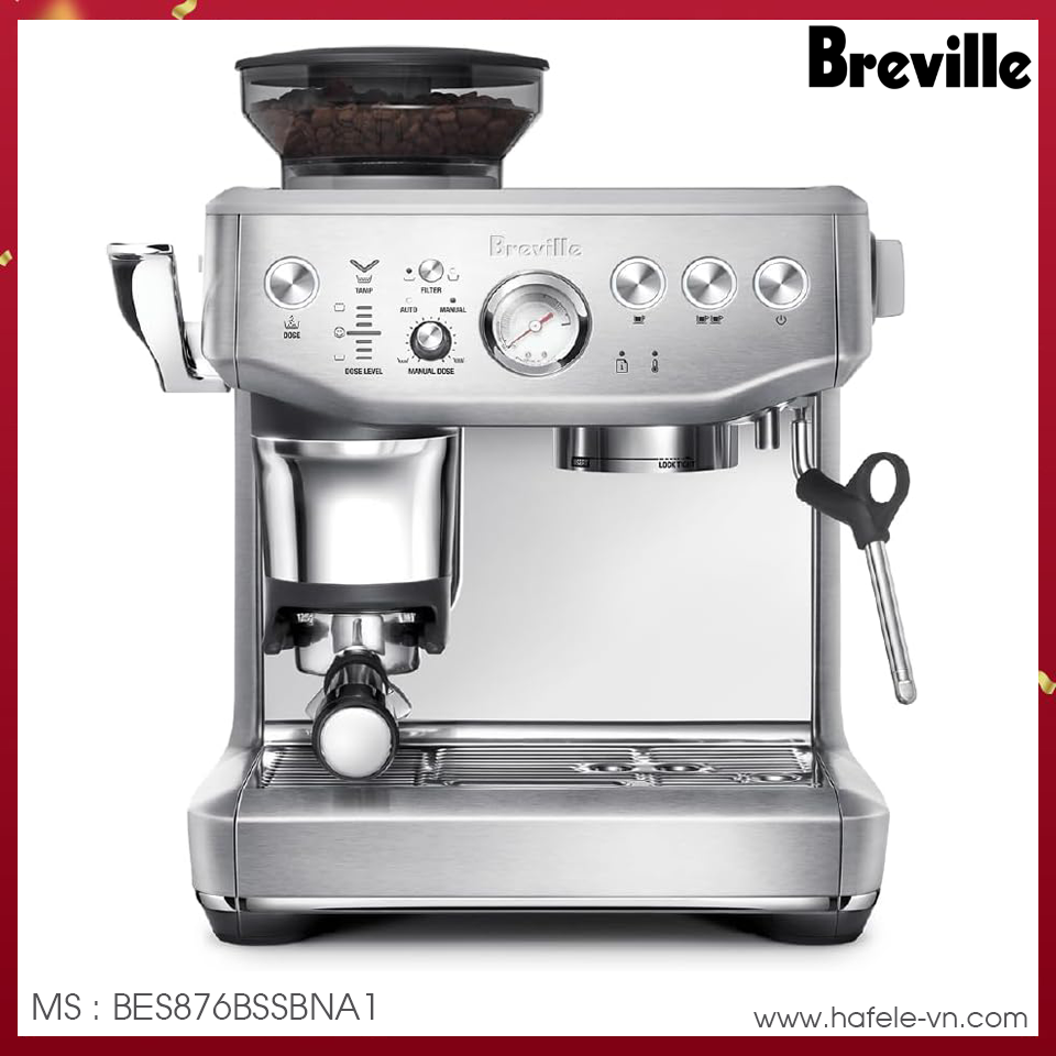 Máy Pha Cà Phê Breville BES876BSSBNA1 Màu Bạc