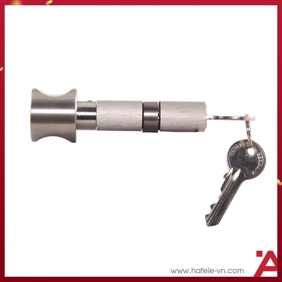 Ruột Khóa 1 Đầu Vặn 1 Đầu Chìa 90mm Hafele 916.96.541