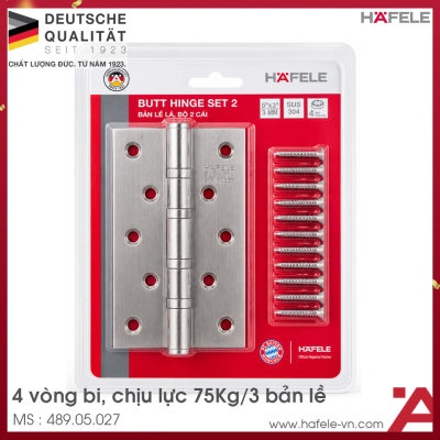Bản Lề Lá 4 Vòng Bi Hafele 489.05.027