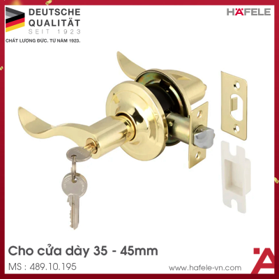 Bộ Khóa Tay Nắm Gạt Cửa Đi Hafele 489.10.195