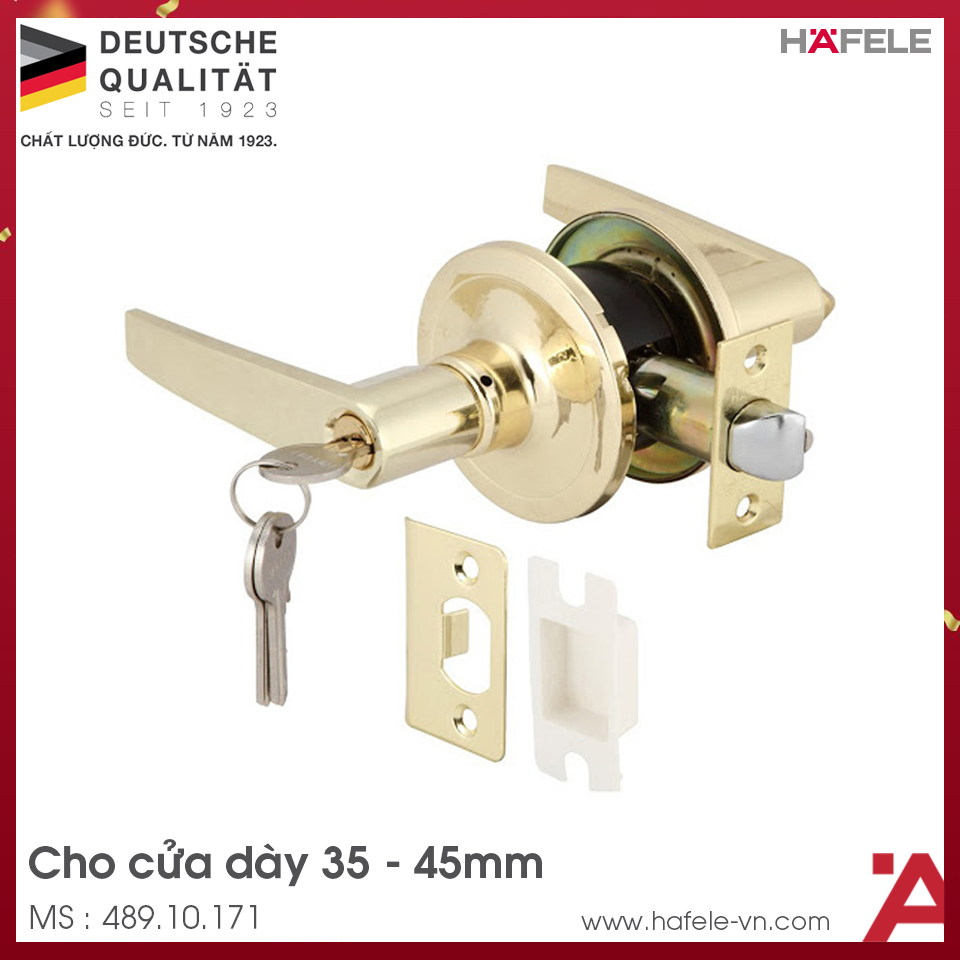 Bộ Khóa Tay Nắm Cửa Đi Hafele 489.10.171