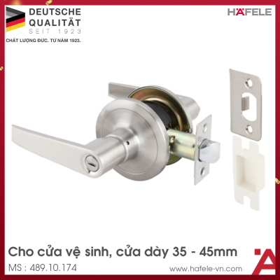 Khóa Tay Nắm Gạt Cửa Vệ Sinh Hafele 489.10.174
