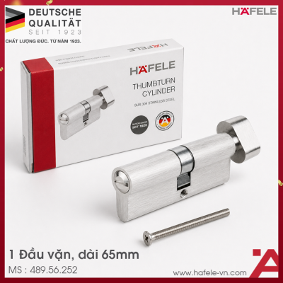 Ruột Khóa 65mm 1 Đầu Vặn Hafele 489.56.252