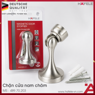 Chặn Cửa Nam Châm Niken Mờ Hafele 489.70.203