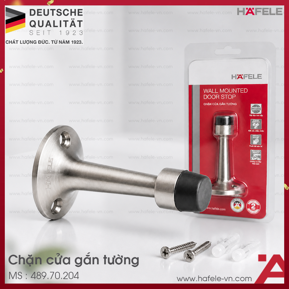 Chặn Cửa Gắn Tường 65mm Hafele 489.70.204