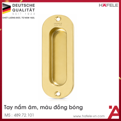 Tay Nắm Âm 120x40mm Hafele 489.72.101