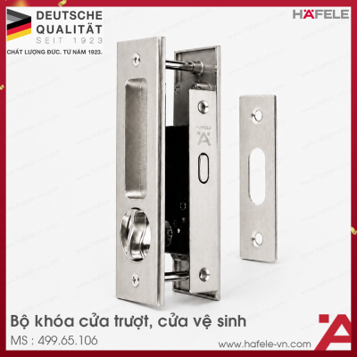 Bộ Khóa Tay Nắm Cửa Trượt Hafele 499.65.106