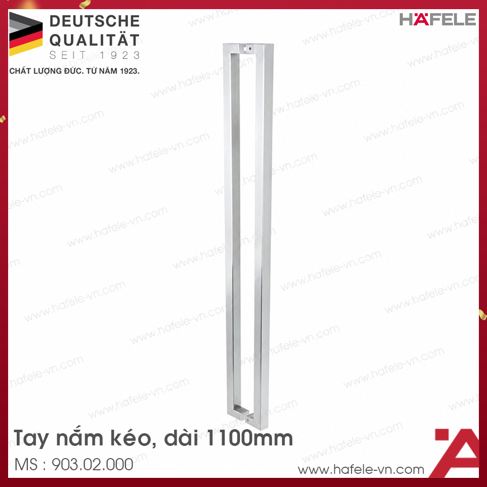 Tay Nắm Kéo Chữ H Dài 1.100mm Hafele 903.02.000
