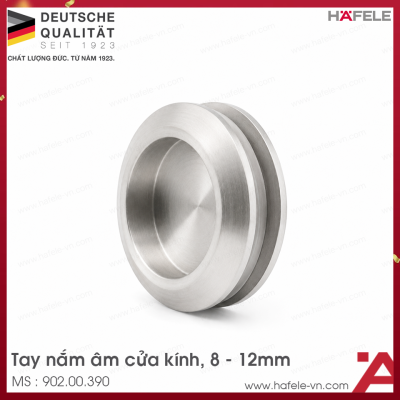 Tay Nắm Âm Cho Cửa Kính Hafele 902.00.390