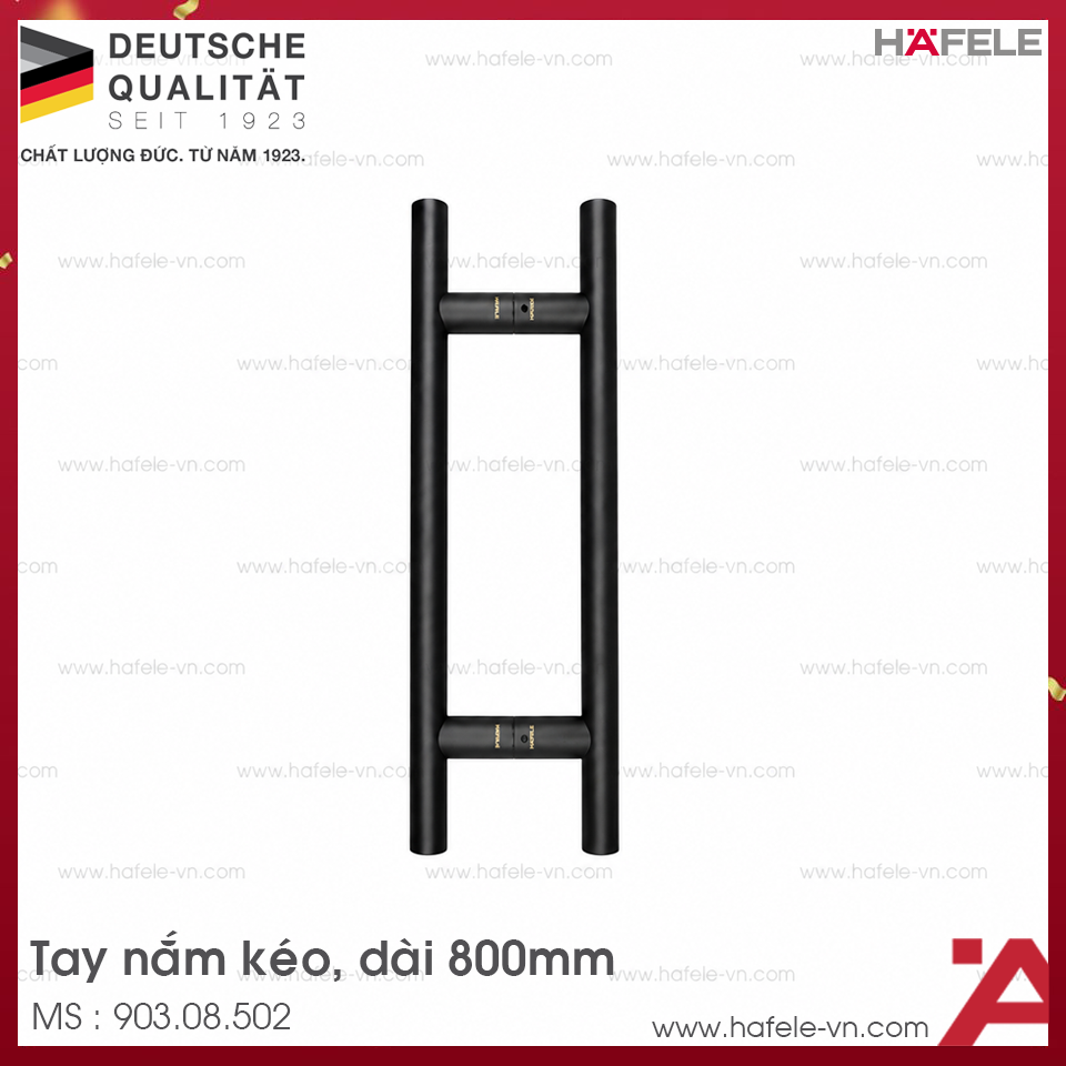 Tay Nắm Kéo chữ H Dài 800mm Hafele 903.08.502