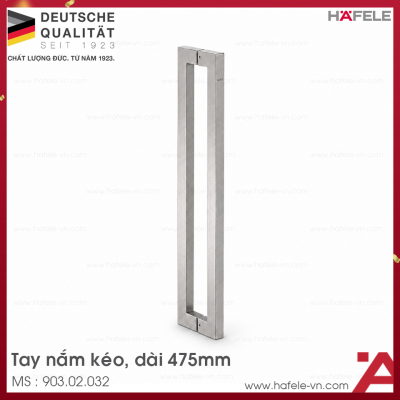 Tay Nắm Kéo Dạng Vuông C/C 450 Hafele 903.02.032
