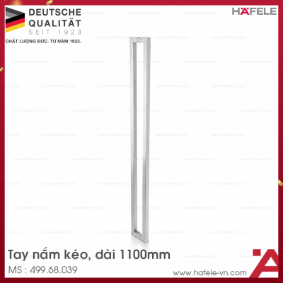 Tay Nắm Kéo Vuông C/C 1075mm Hafele 499.68.039