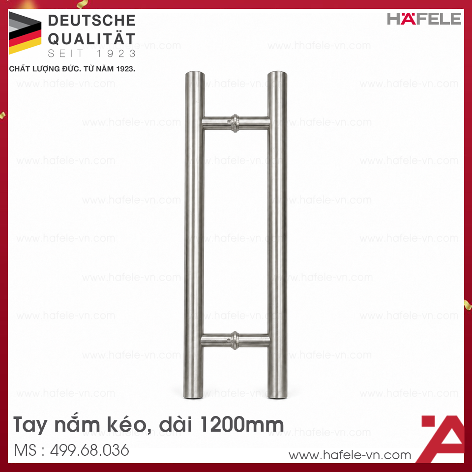 Tay Nắm Kéo Chữ H Dài 1200mm Hafele 499.68.036