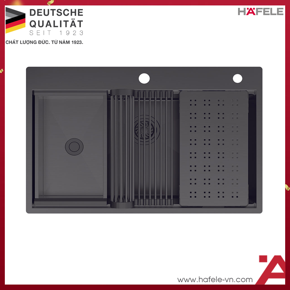 Chậu Rửa Chén Bát Inox WS R10 HS25-SSN1S-7650 Hafele 567.24.484