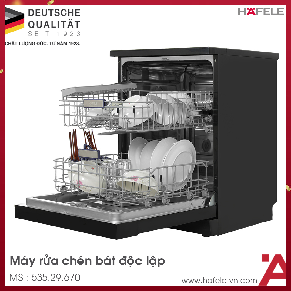 Máy Rửa Chén Độc Lập HDW-F601B Hafele 535.29.670