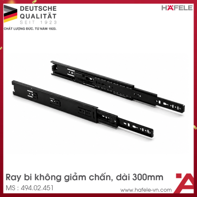 Ray Bi Không Giảm Chấn Dài 300mm Hafele 494.02.451