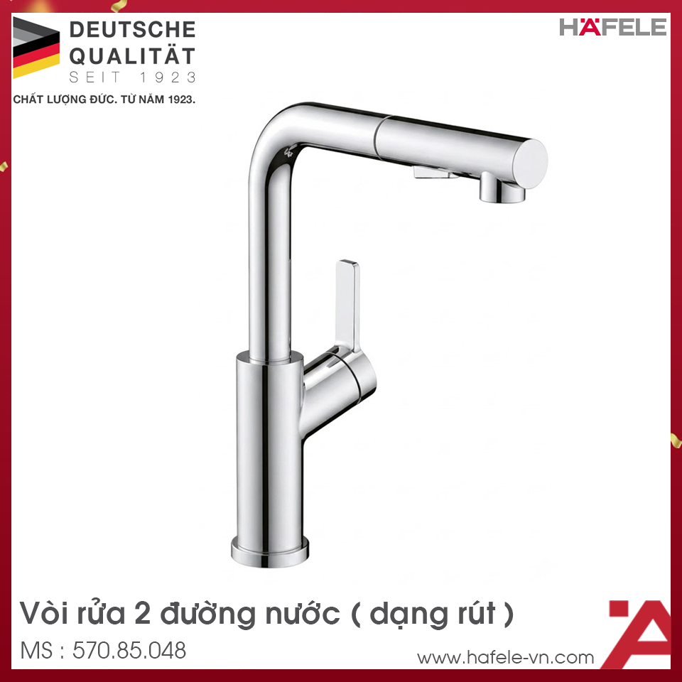 Vòi Rửa Chén LUX-P HT25-SH1P315 Hafele 570.85.048