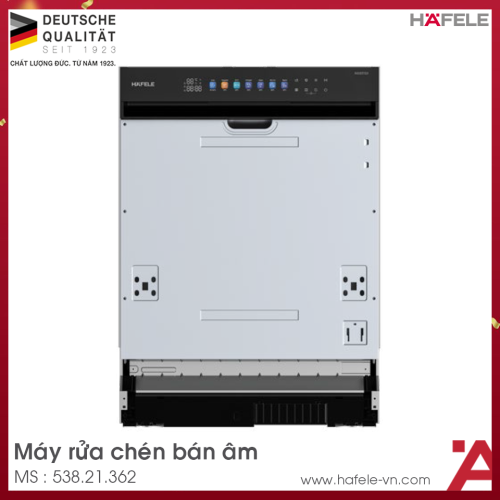 Máy Rửa Chén Bát Bán Âm HDW-B6054B Hafele 538.21.362