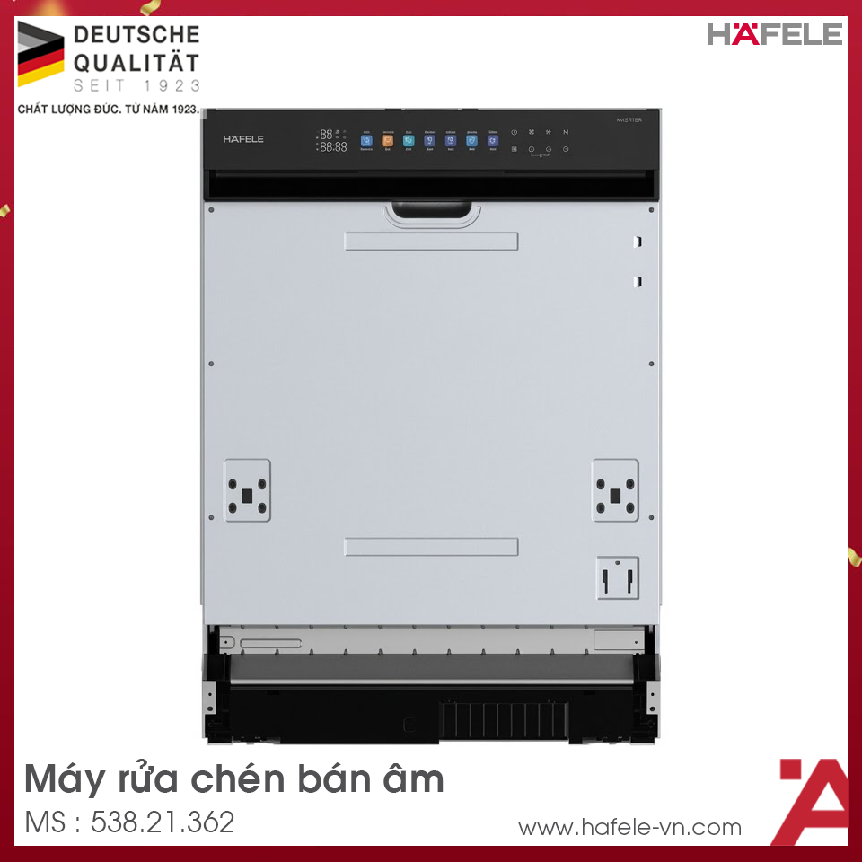 Máy Rửa Chén Bát Bán Âm HDW-B6054B Hafele 538.21.362