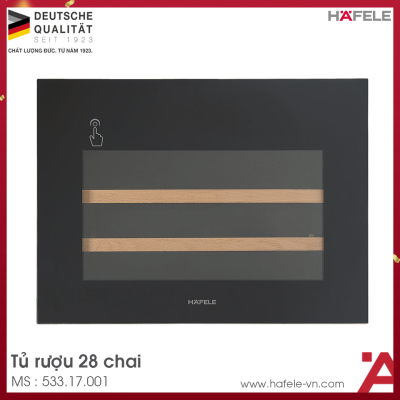Tủ Bảo Quản Rượu Âm HW-C62BB Hafele 533.17.001