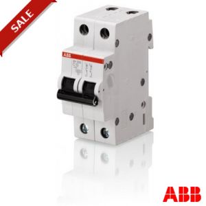 MCB ABB 2P 6A 4.5kA, loại SH202L-C6
