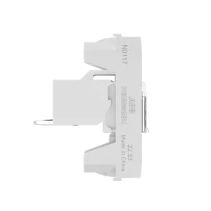 Ổ cắm điện thoại RJ11, 1 mô đun, màu trắng