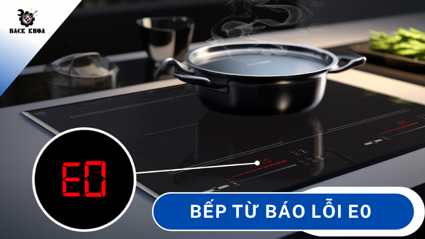 Bếp từ báo lỗi E0? Gọi ngay thợ sửa chữa tận nhà uy tín!