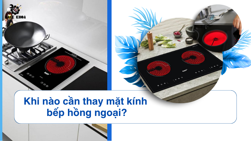 Thay mặt kính bếp hồng ngoại tại nhà - Nhanh, an toàn, giá tốt