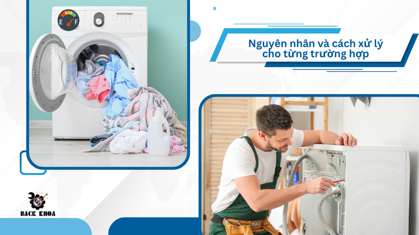 Máy giặt không vắt được? Giải pháp khắc phục tình trạng này an toàn, hiệu quả
