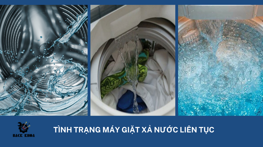 Máy giặt xả nước liên tục? Cách khắc phục nhanh chóng bạn cần biết ngay