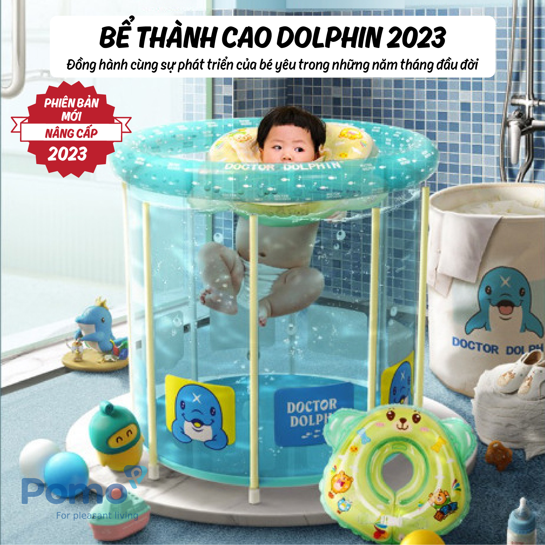 Bể bơi thành cao Holla 2023