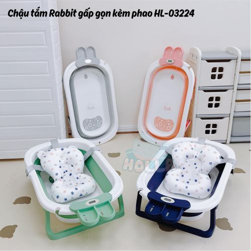 Chậu tắm gấp gọn Holla Rabbit