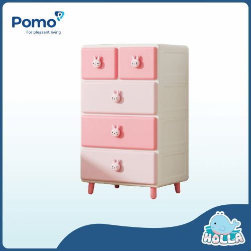 Tủ ngăn kéo gấu thỏ 3-4-5 tầng (HL-09207/ HL-09208 / HL-09209)