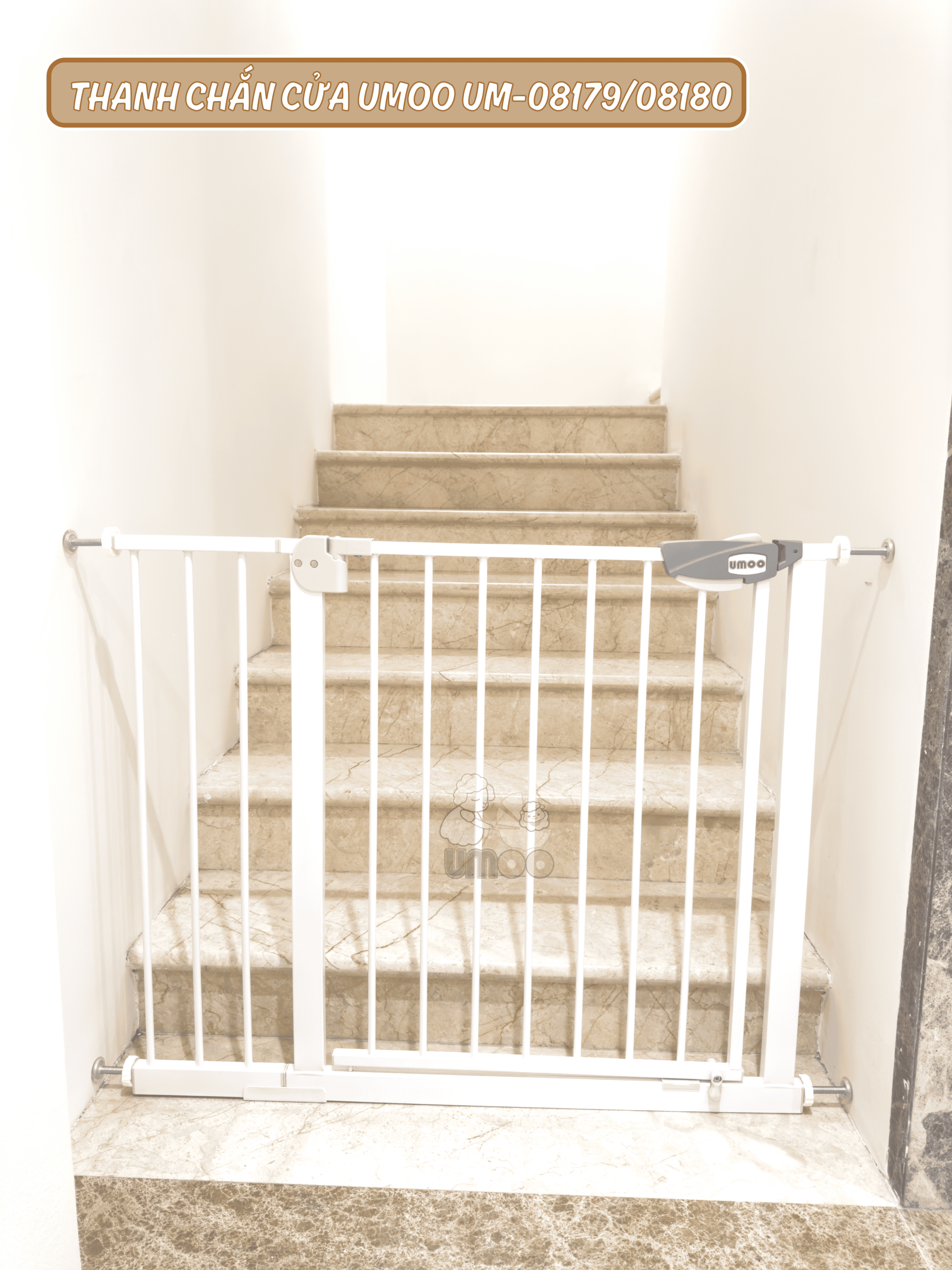 Chắn cửa size to 70cm: UM- 08180 / Chắn cửa size nhỏ 60cm: UM- 08179