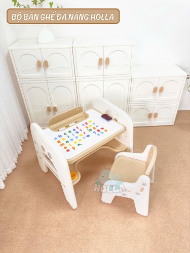 Bộ bàn ghế ăn đa năng Holla HL-10227