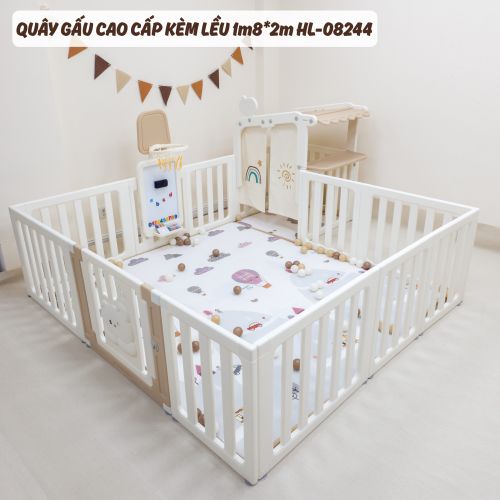Quây Gấu cao cấp kèm lều 1m8*2m
