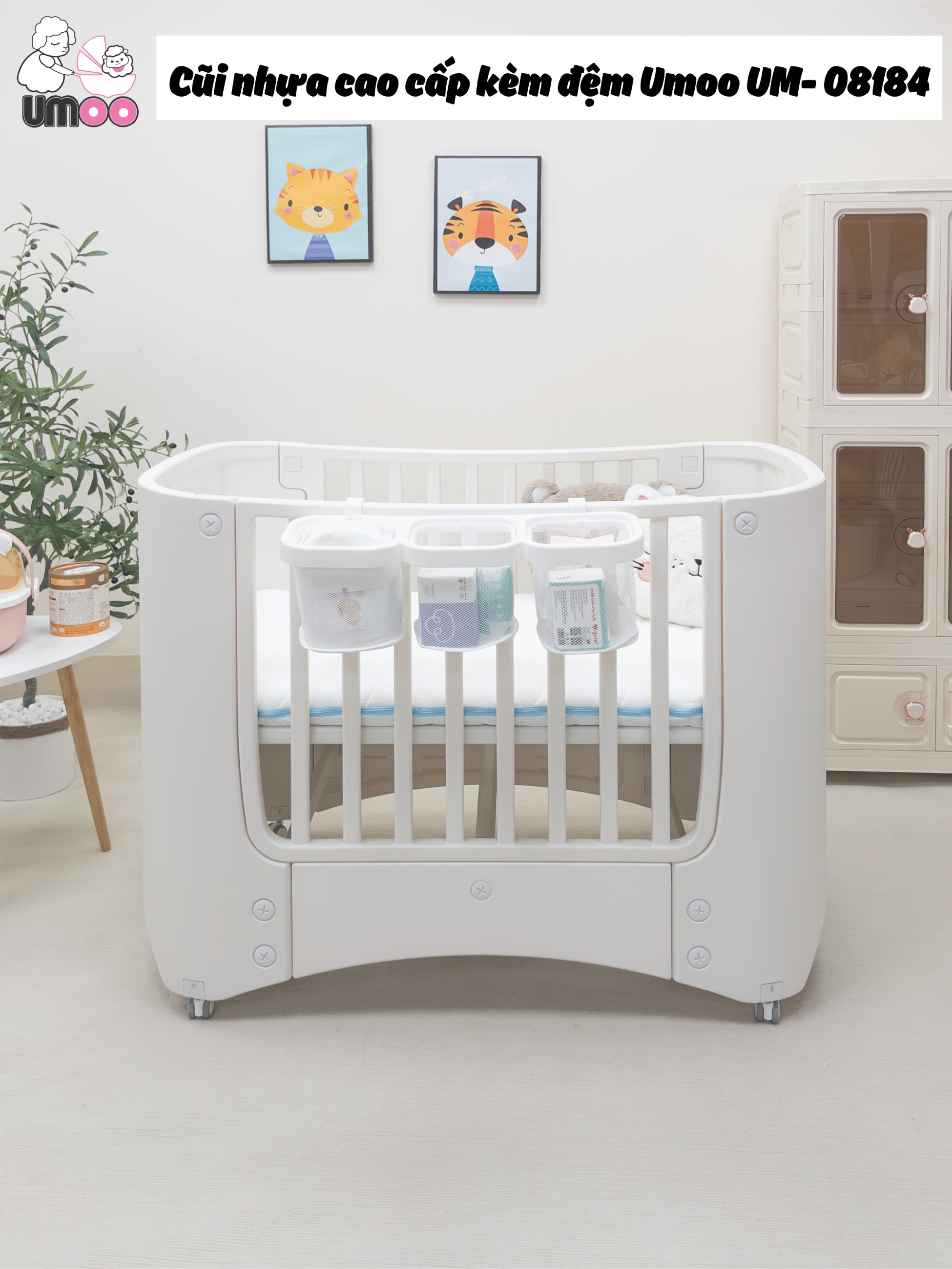 Cũi nhựa cao cấp Umoo UM- 08184