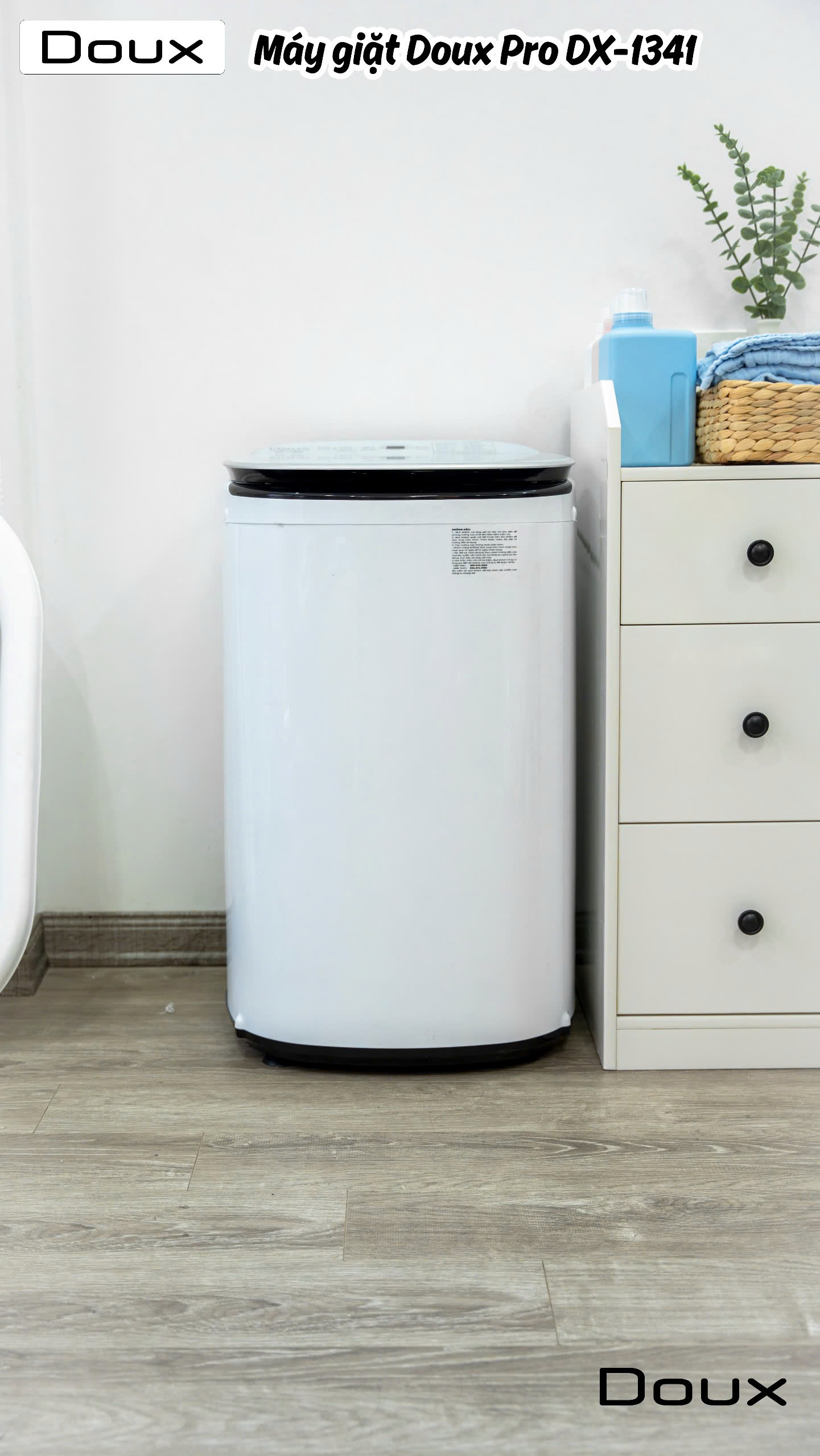 MÁY GIẶT SẤY DOUX PRO DX-1341