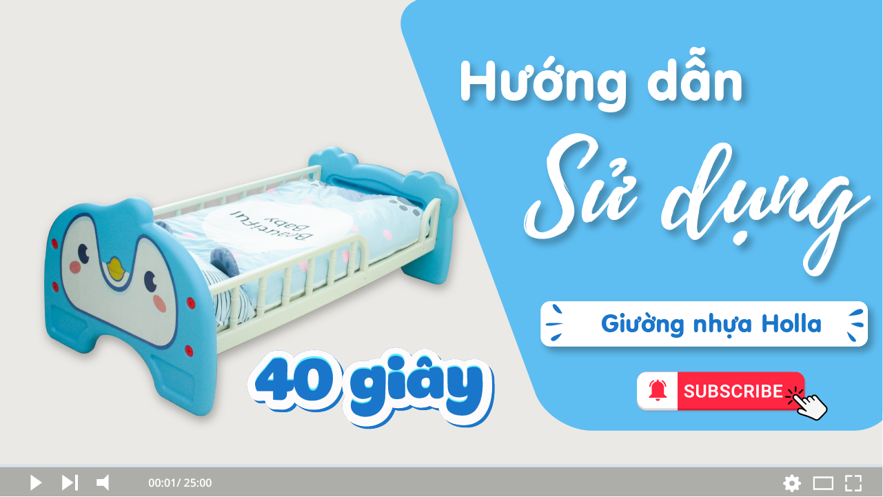 Hướng Dẫn Sử Dụng Giường nhựa Holla