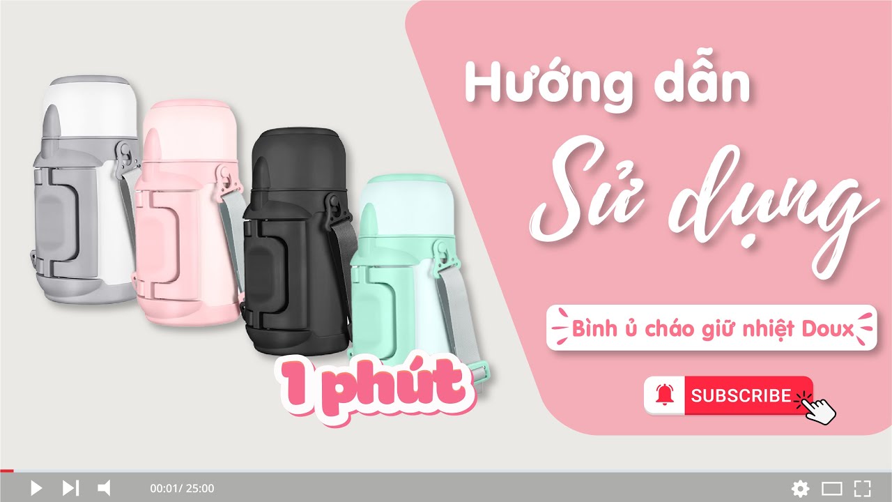 Bình ủ cháo giữ nhiệt doux