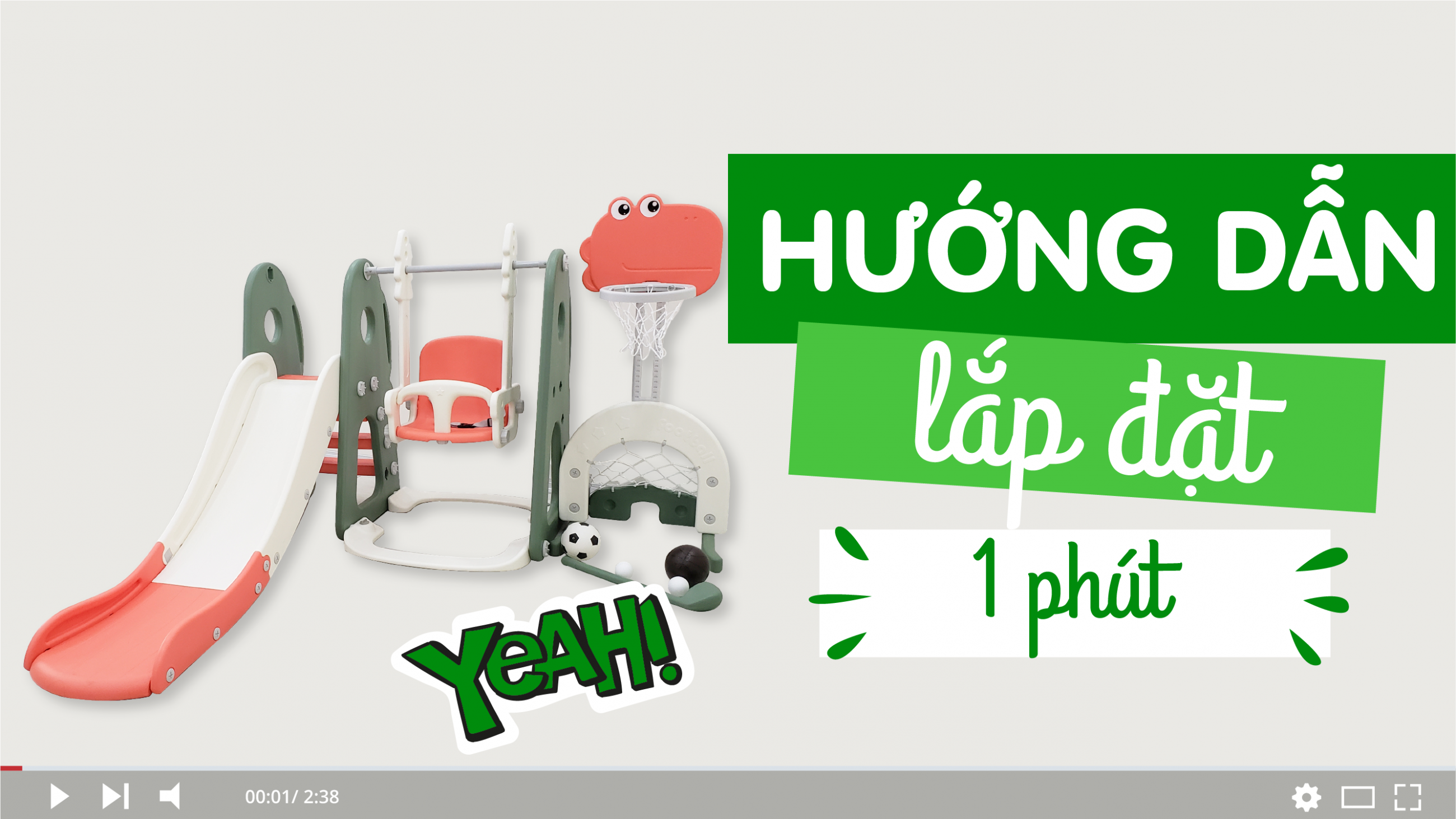 Lắp đặt Cầu trượt Holla 5in1