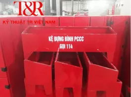 Kệ để 4 bình chữa cháy, kệ để bình pccc