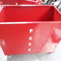Thùng đựng cát chữa cháy có bánh xe