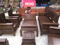 Bộ Bàn Ghế Sofa Hoàng Cung gỗ sồi