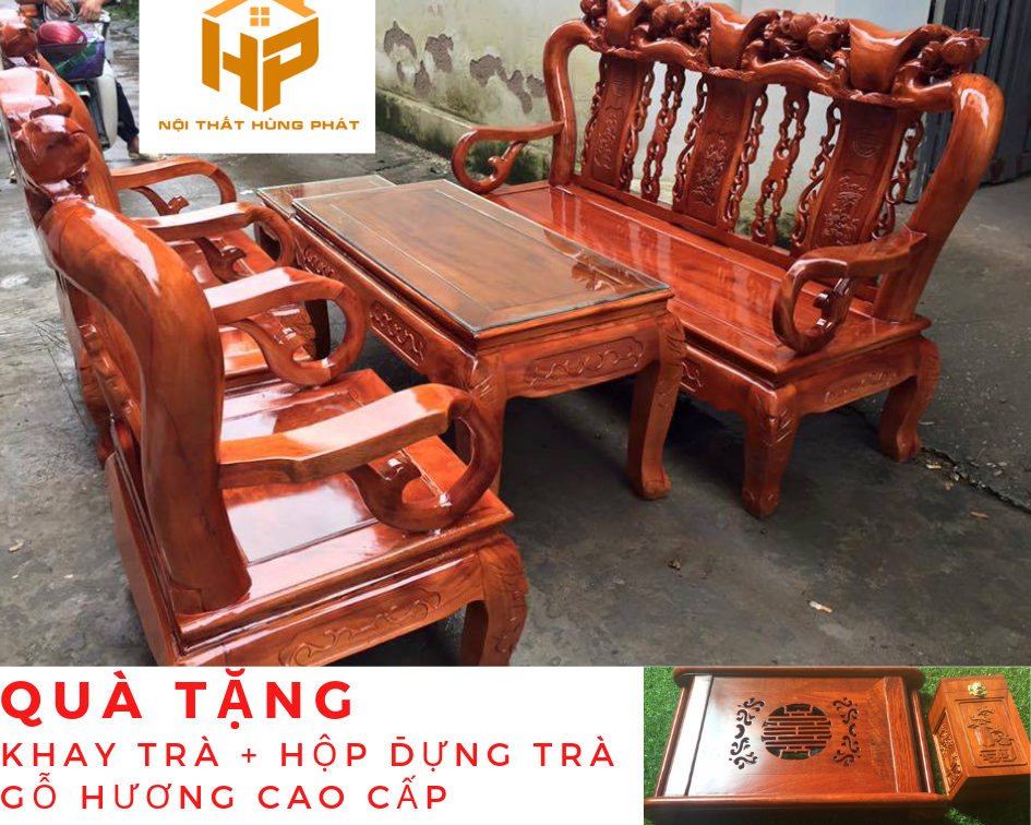 Bộ bàn ghế Minh Quốc Đào gỗ xà cừ
